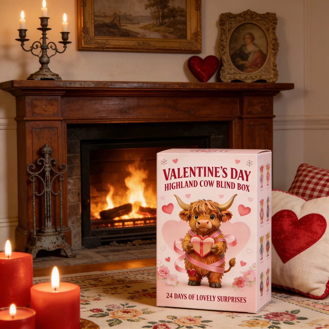 💘Valentine’s Day Highland Cow Blind Box🎁24 Days of Lovely Surprises