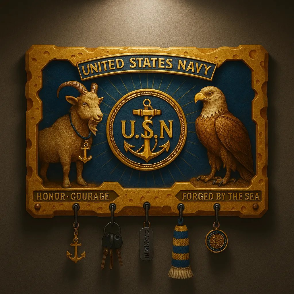 ๐บ๐ธ Military Honor Key Holder Wall Plaque