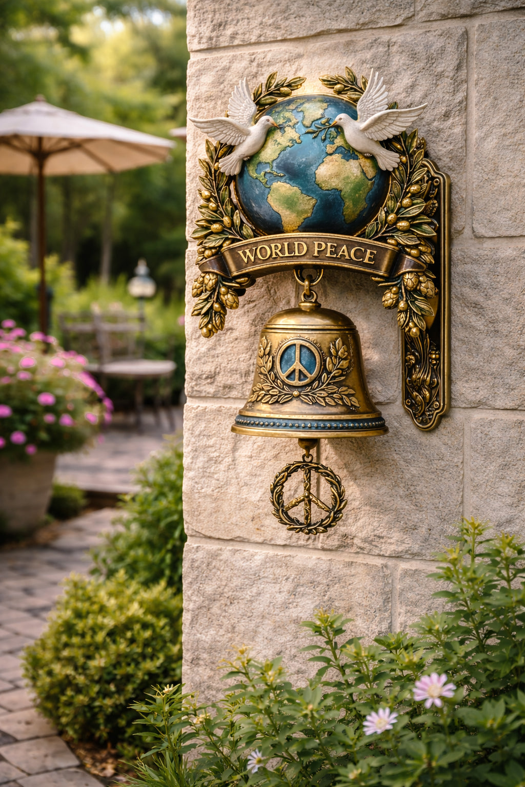 ๐๏ธ World Peace Bell Doorbel ๐
