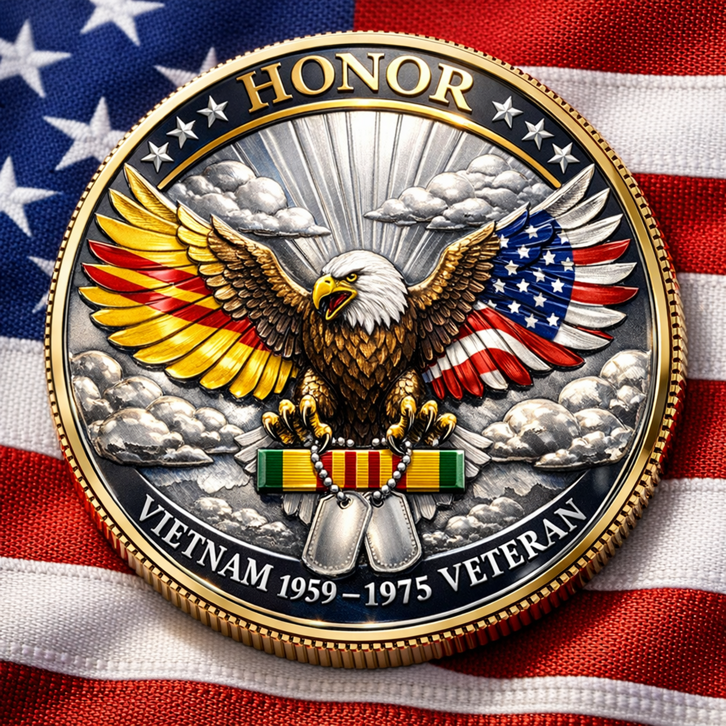 Vietnam War Heroic Courage Commemorative Coin