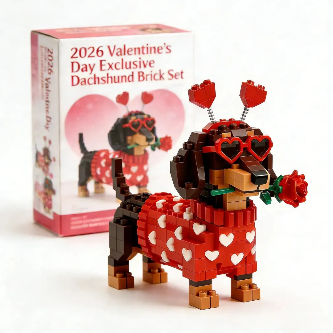 ๐ 2026 Valentineโs Day Exclusive Dachshund Brick Set ๐