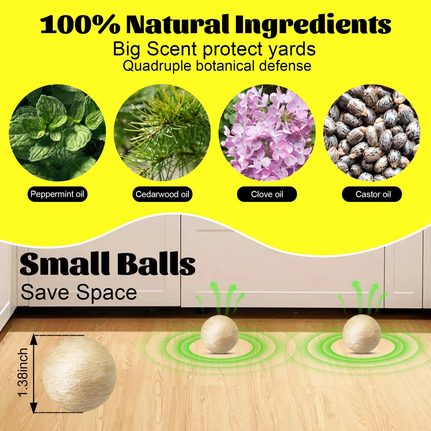 Natural Rodent & Mice Repellent Balls