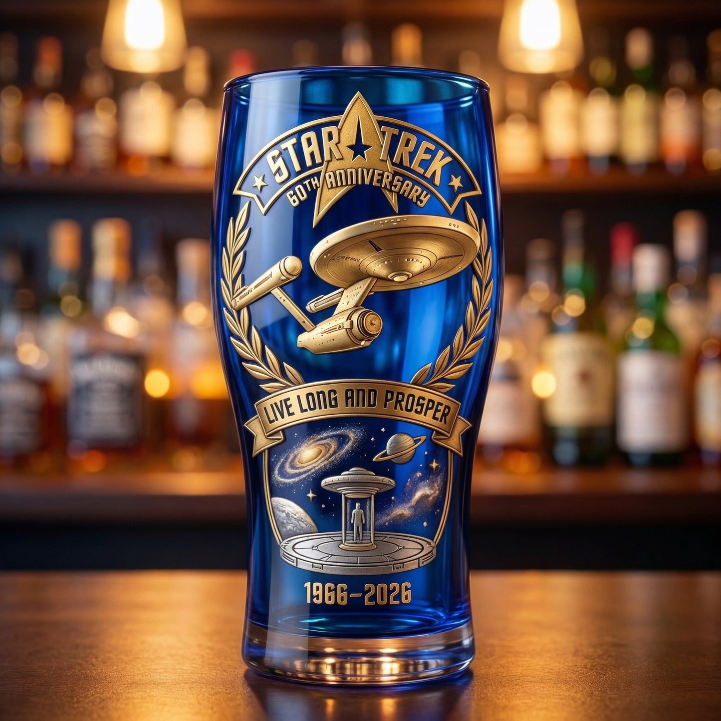 Star Trek 60th Anniversary Collector’s  Glass