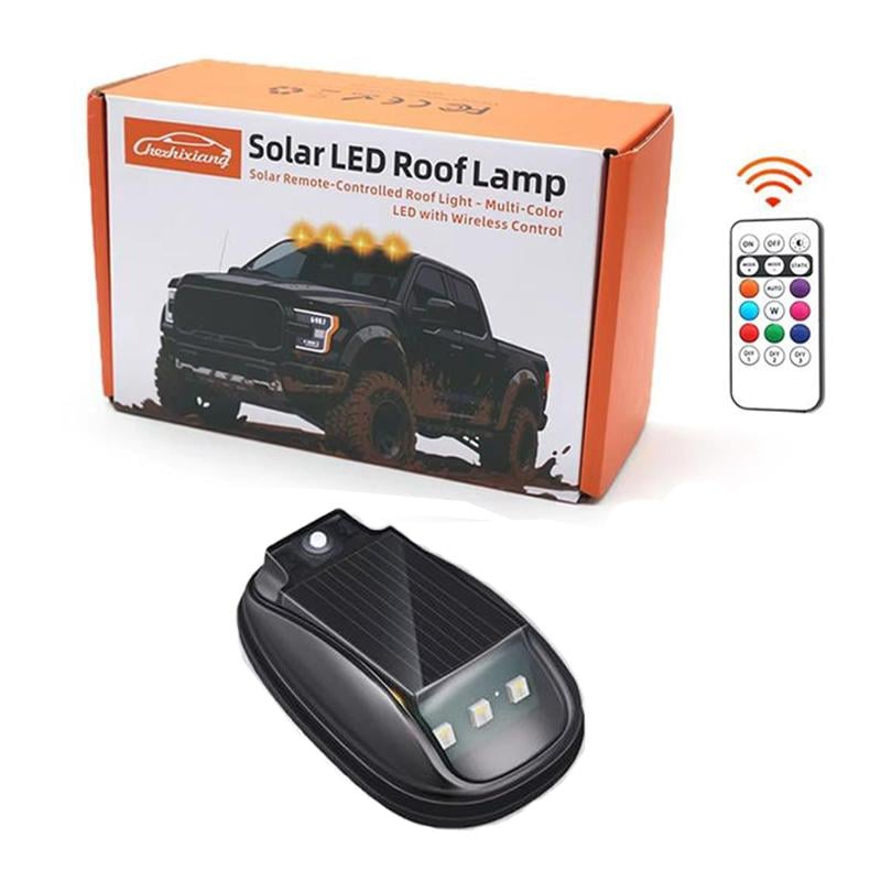 🔥Last Day 50% OFF - Solar Car Roof RGB Strobe Light
