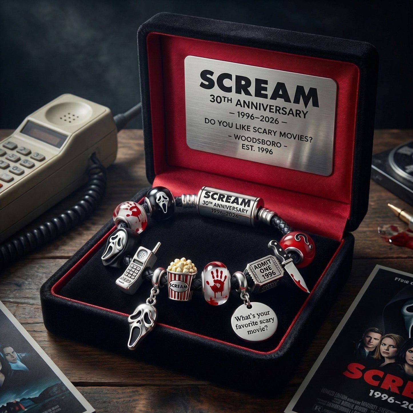Scream 30th Anniversary Commemorative Bracelet