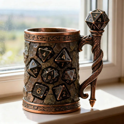 D20 Dragon Mage Mug