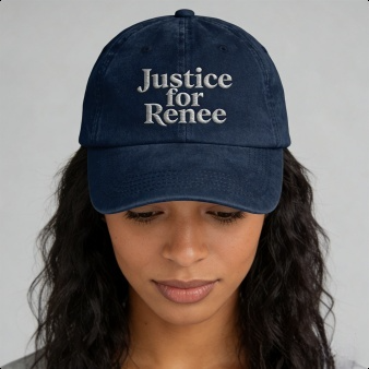 Renee's Justice Cap - With fabric as a shield, speaking out for every justice that has been betrayed.