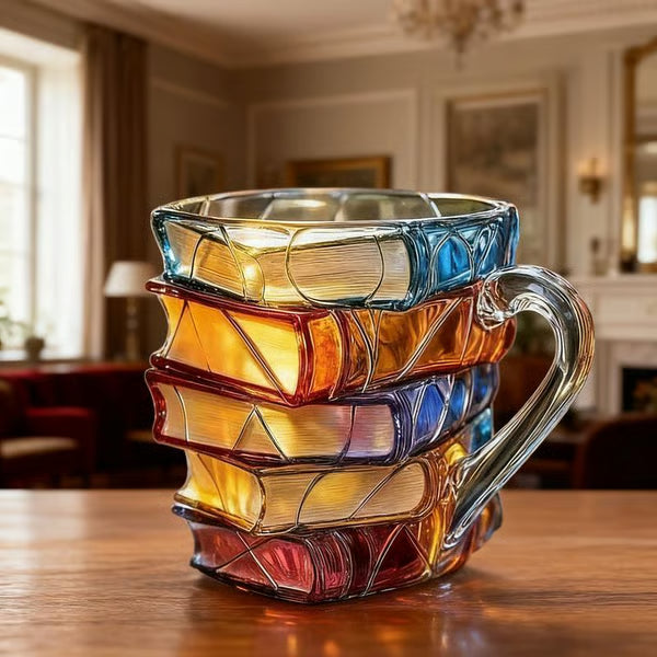 ⏰Christmas Limited Sale 49% OFF!!📚3D Painted Book Mug🍵