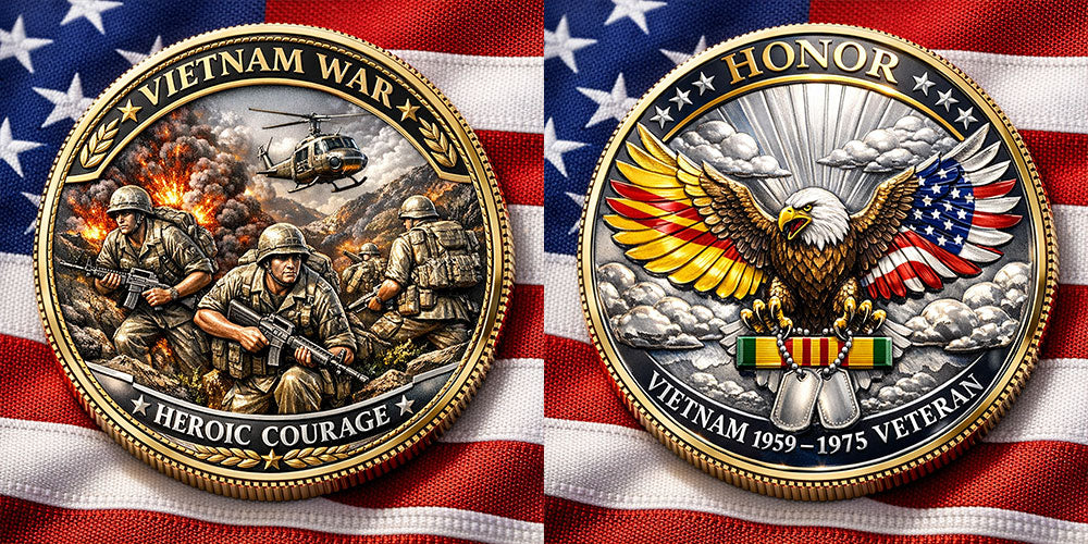 Vietnam War Heroic Courage Commemorative Coin