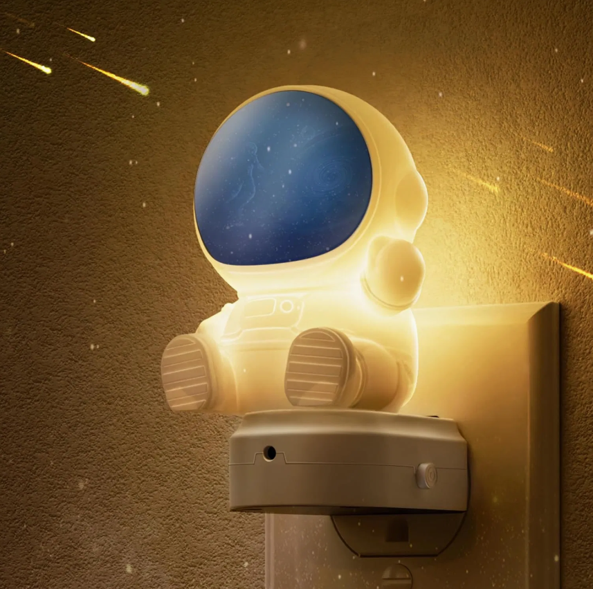3D Space Night Light Plug in