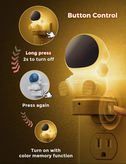 3D Space Night Light Plug in