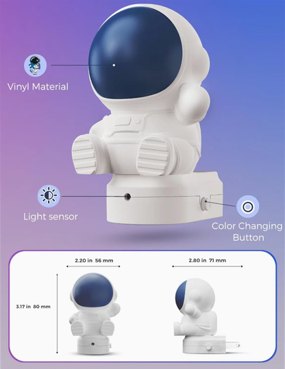 3D Space Night Light Plug in