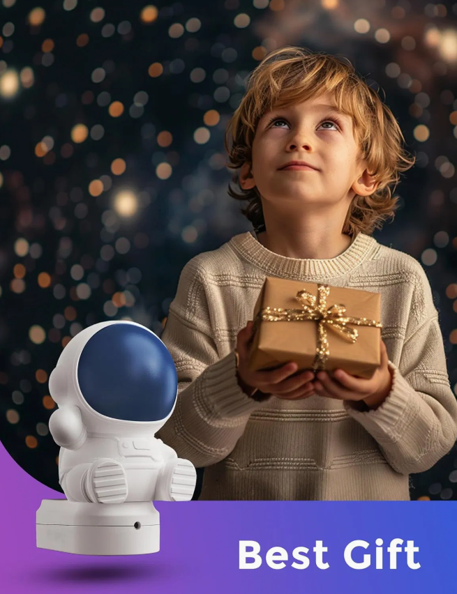 3D Space Night Light Plug in