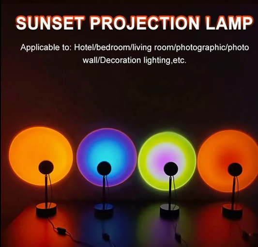 Rainbow Sun Sunset Home Decor LED Night Light Nordic Sunset Projection Light