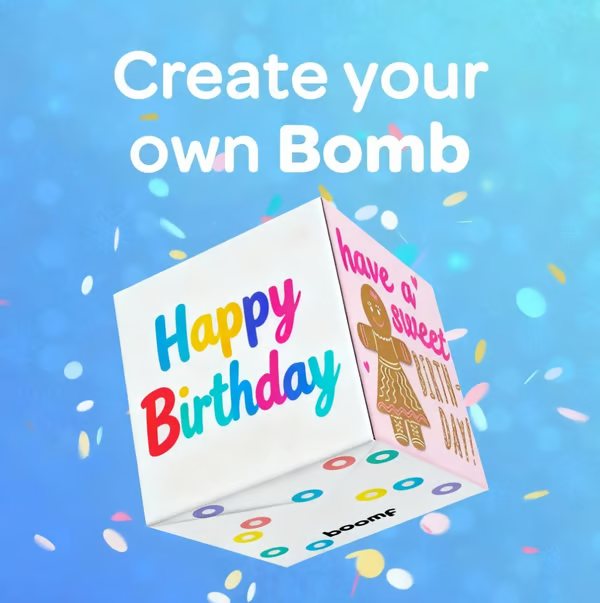 🔥LAST DAY 50% OFF💥Boomf Bomb 3D Exploding Confetti Card - The Ultimate Surprise in a Cube! 🎉