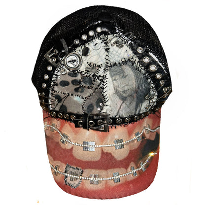 Rebel Stitch Retro-Art Patchwork Cap