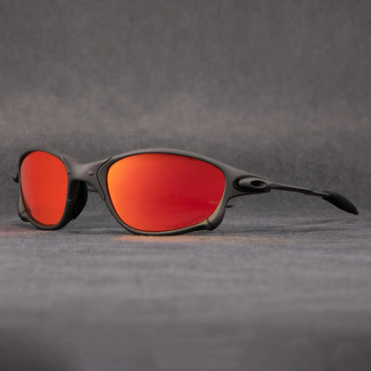 Liquid Metal Y2K Polarized Sunglasses