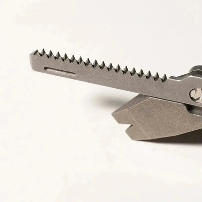 🛠️PICHI X2S Titanium Multitool | Includes Cow Leather Holster with Pocket Clip & 4 No.11 High-Carbon Tactical Steel Blades