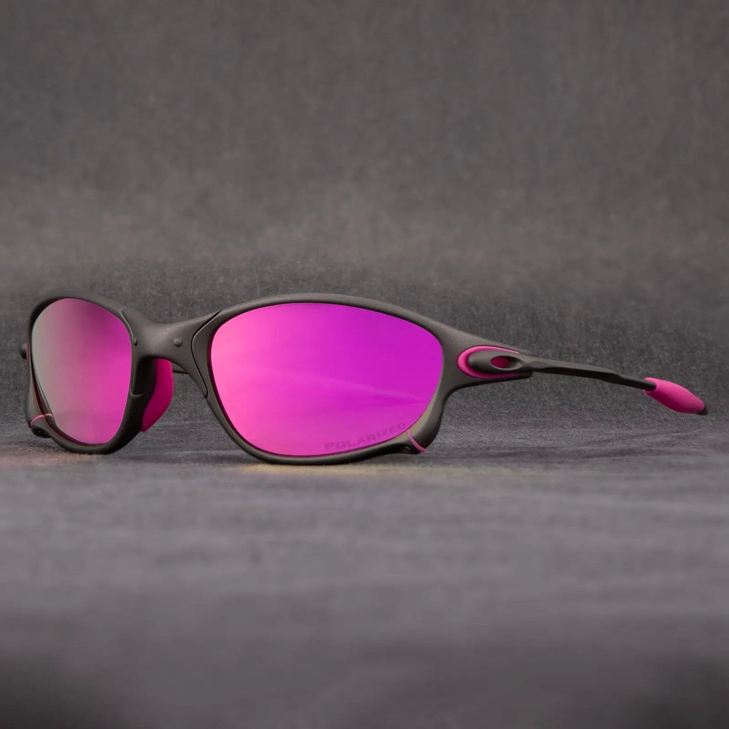 Liquid Metal Y2K Polarized Sunglasses