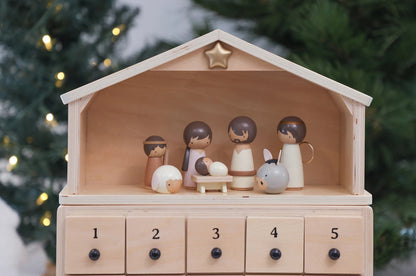 🙏Jesus's Fans Get 50% OFF- ✝️ The Rescuer – Nativity Advent Set（Free Shipping）