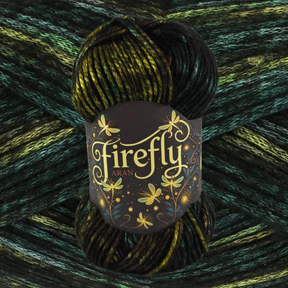 🔥LAST DAY 49% OFF - 🧶Aran Wool ‘Firefly’ Iridescent Shimmer Yarn: A Touch of Magic in Every Stitch💫