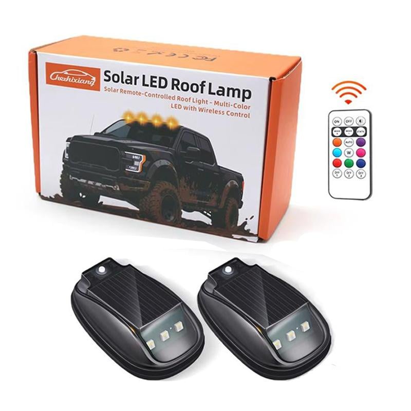 🔥Last Day 50% OFF - Solar Car Roof RGB Strobe Light