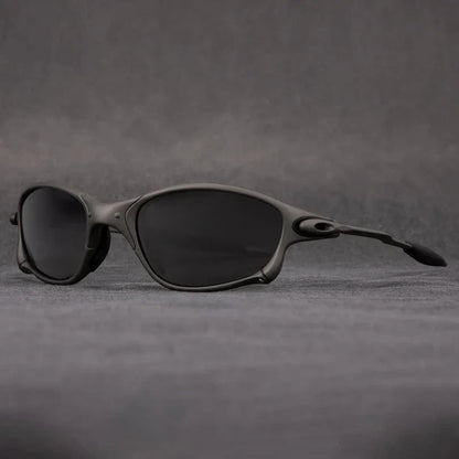Liquid Metal Y2K Polarized Sunglasses