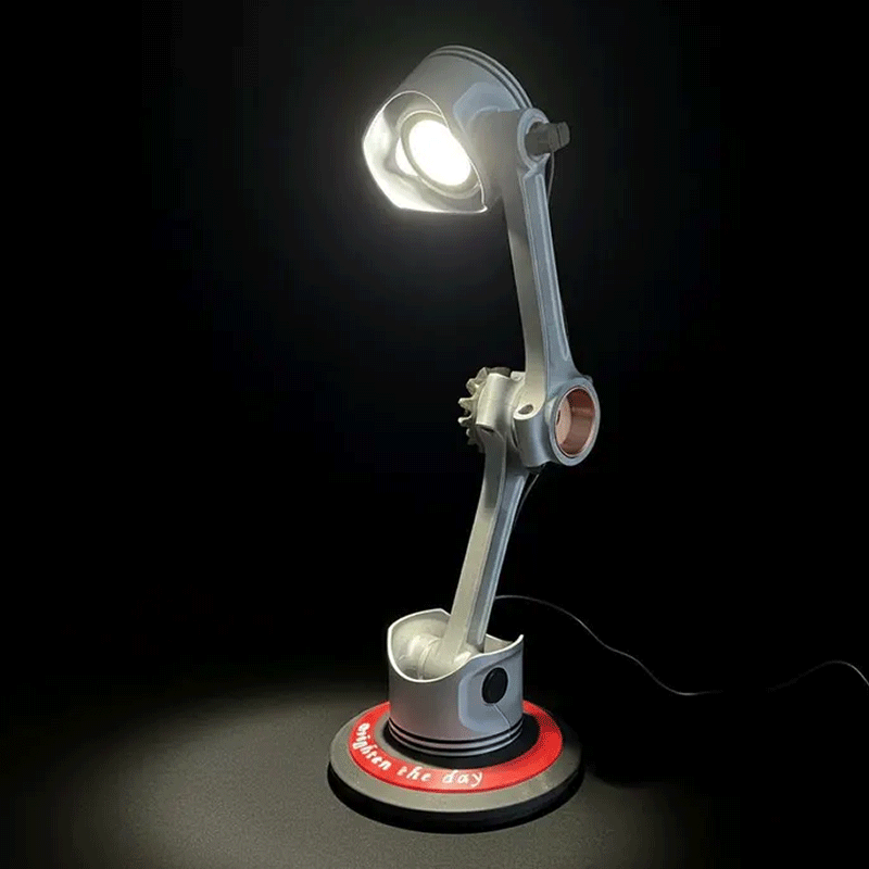 Engine Piston Table Lamp