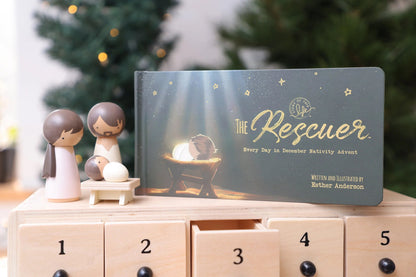 🙏Jesus's Fans Get 50% OFF- ✝️ The Rescuer – Nativity Advent Set（Free Shipping）