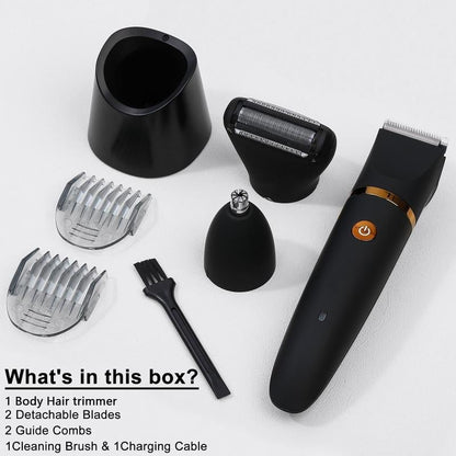💥Hot Sale-3 in 1 Electric Body Hair Trimmer for Men