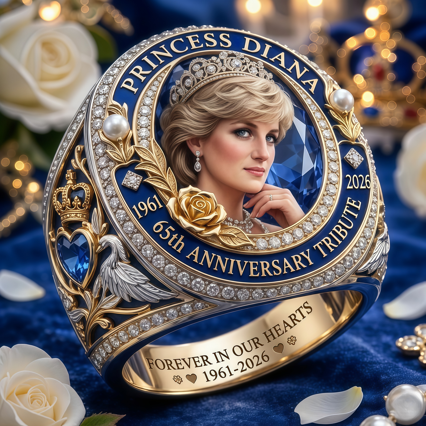 Princess Diana 65th Anniversary Commemorative Ring