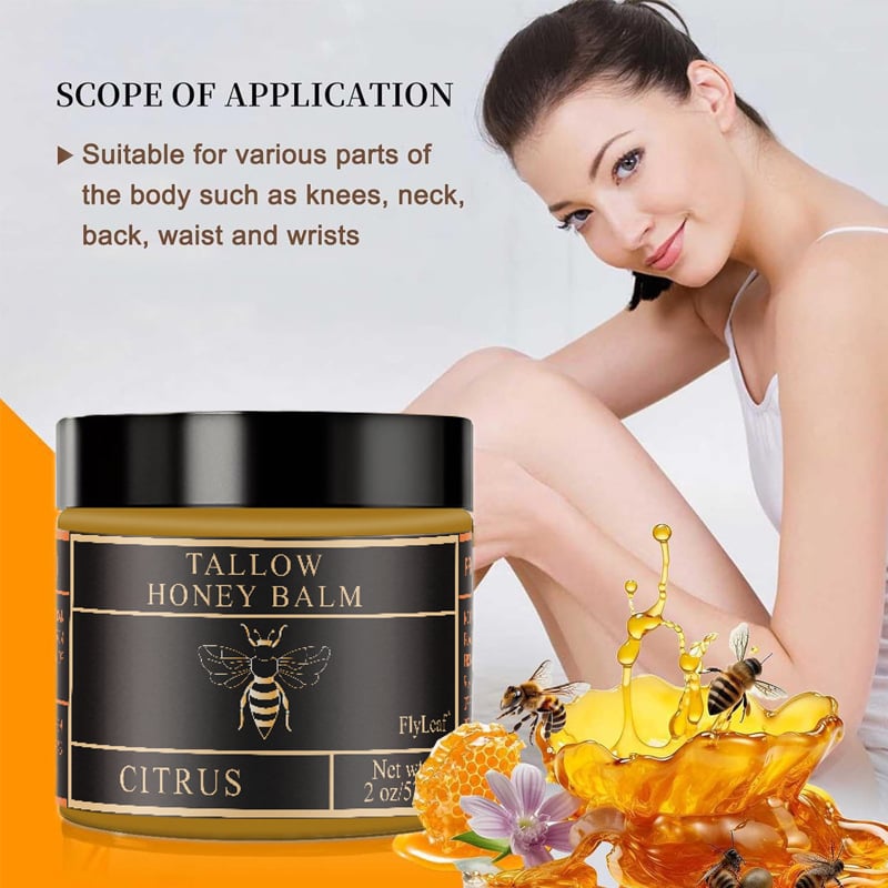 🔥Last Day Promotion 49% OFF-✨Beef Tallow and Honey Balm for Skin - Handmade All-Natural Moisturizer