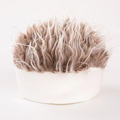 Hot Sale 33% OFF!!⚡50K+ SOLD!🔥🔥Men'S Funky Faux Fur Knit Beanie Hat