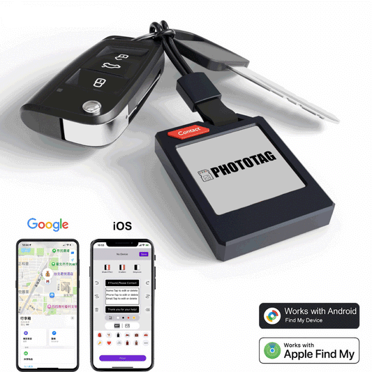 ⚡Super Fast Delivery⚡PhotoTag: E-Ink Tracker, Your Items, Your Style