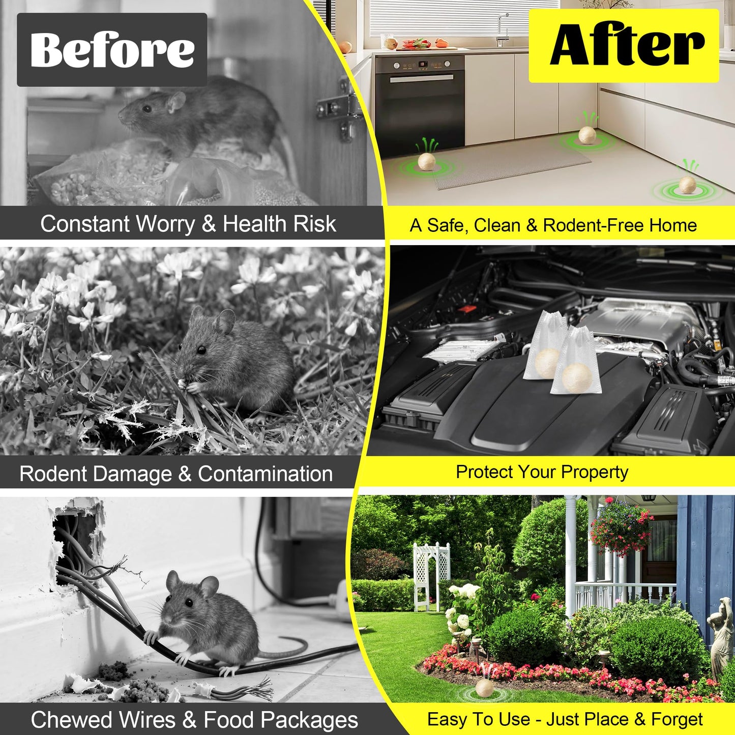 Natural Rodent & Mice Repellent Balls