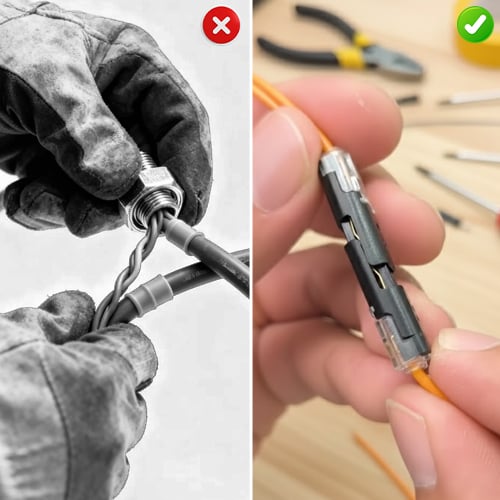 No More Wire Nuts! The Safe, Fast Electrical Wire Connector
