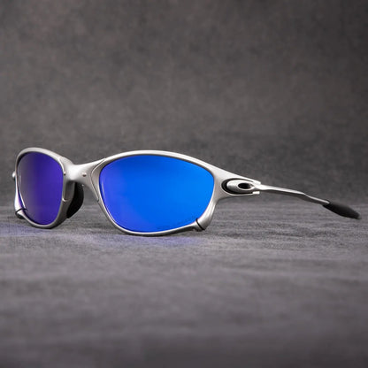 Liquid Metal Y2K Polarized Sunglasses