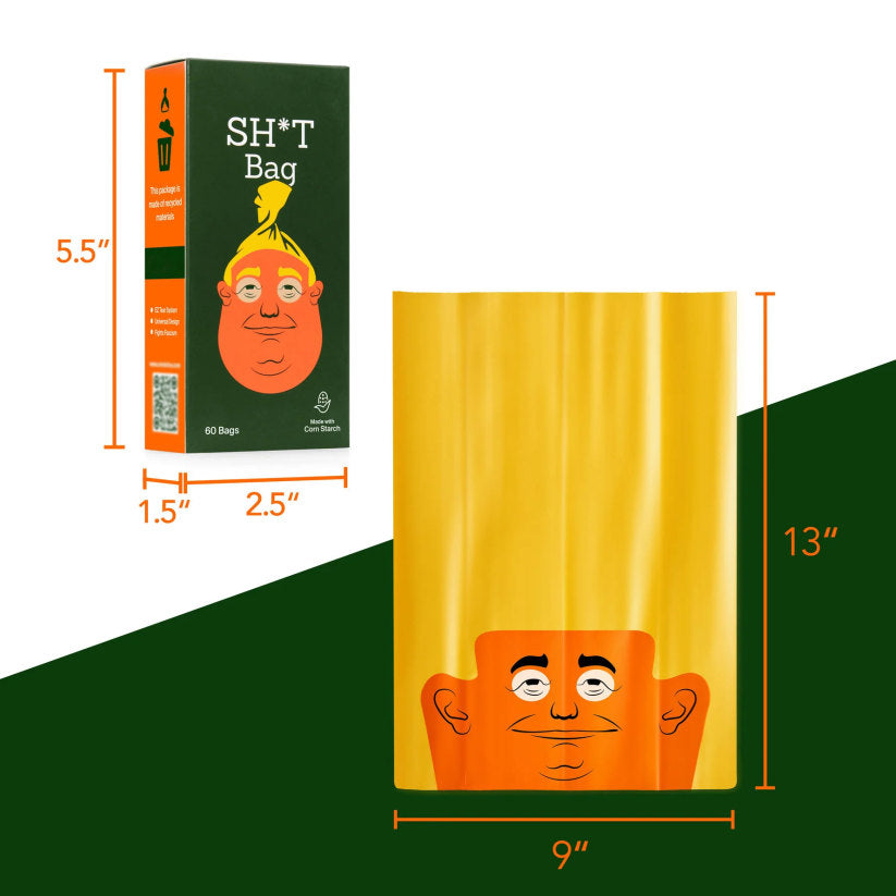 💩SH*T Bag(60 Count) — “The Most Presidential Poop Bag Ever!”