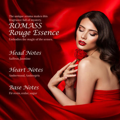 ROMASS Rouge Essence Luxe Perfume - 12+ Hours Long-Lasting Fragrance