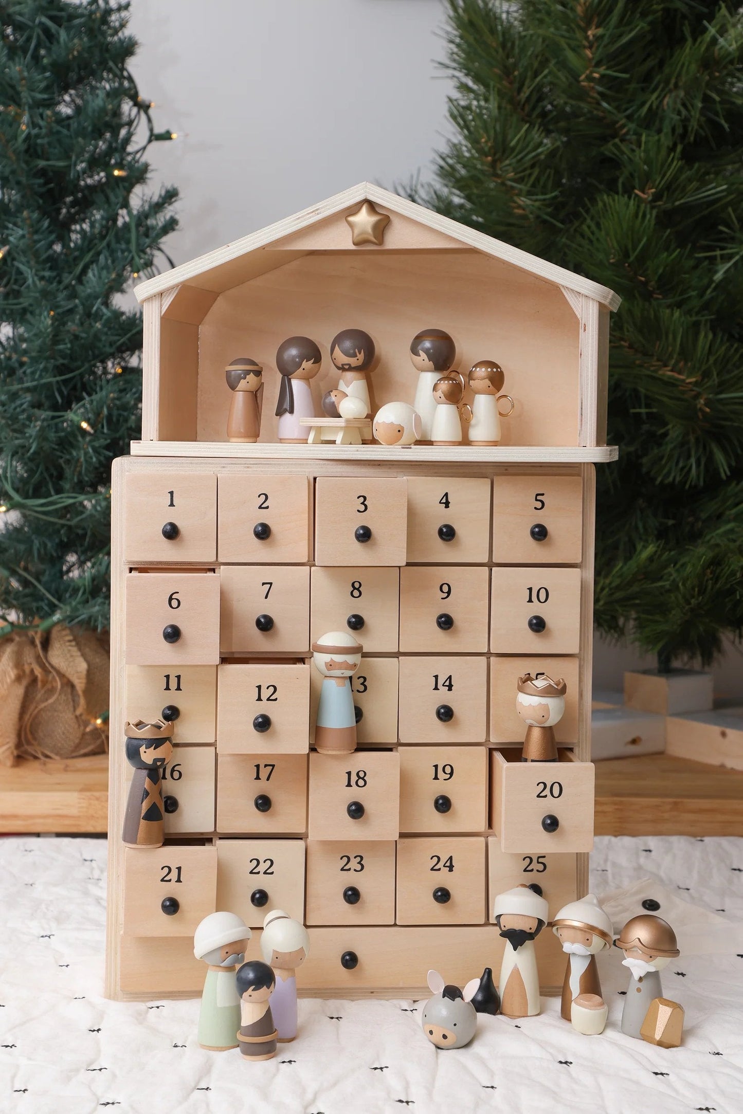 🙏Jesus's Fans Get 50% OFF- ✝️ The Rescuer – Nativity Advent Set（Free Shipping）