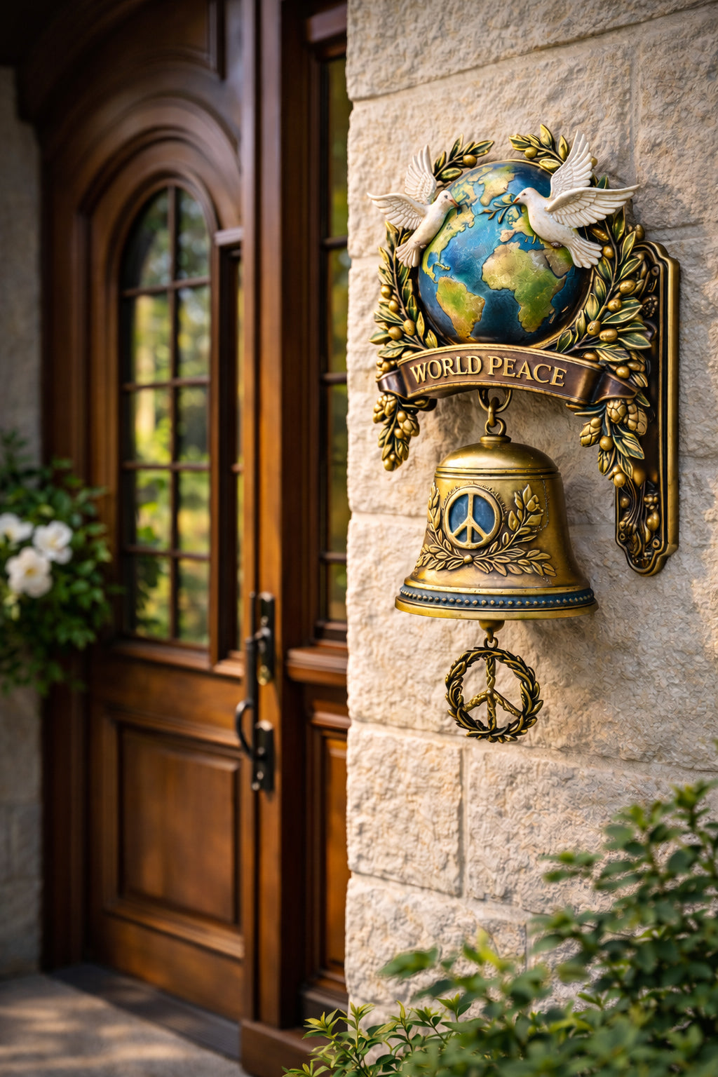 🕊️ World Peace Bell Doorbel 🔔
