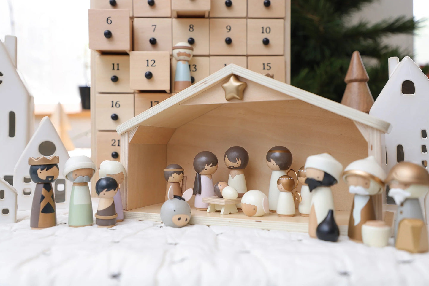 🙏Jesus's Fans Get 50% OFF- ✝️ The Rescuer – Nativity Advent Set（Free Shipping）