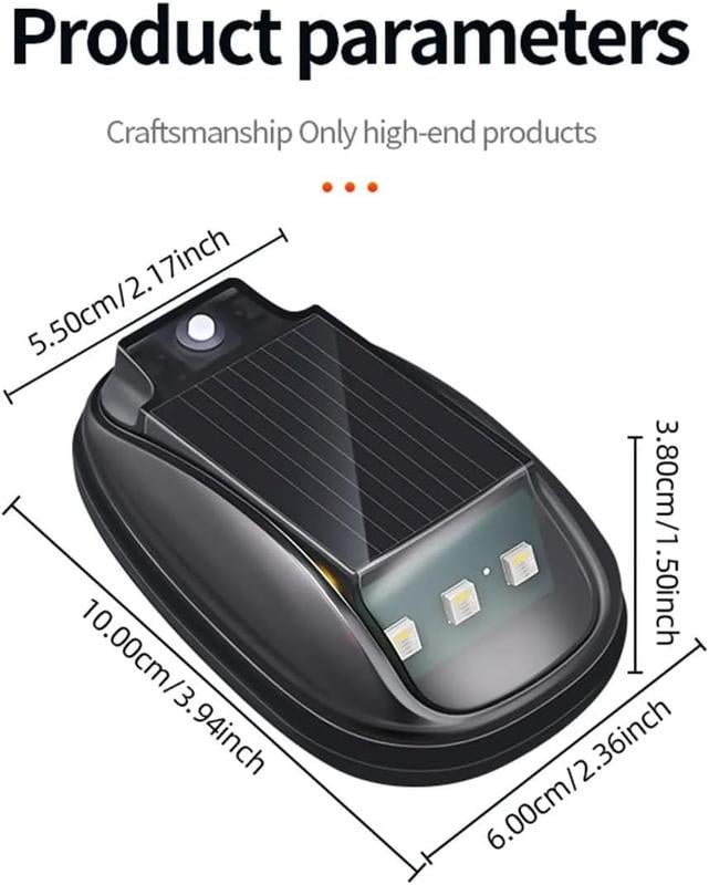 🔥Last Day 50% OFF - Solar Car Roof RGB Strobe Light
