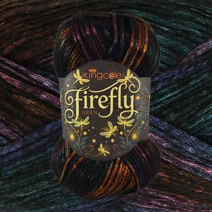 🔥LAST DAY 49% OFF - 🧶Aran Wool ‘Firefly’ Iridescent Shimmer Yarn: A Touch of Magic in Every Stitch💫