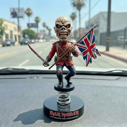 Iron Maiden 50th Anniversary Car Dashboard Bobblehead