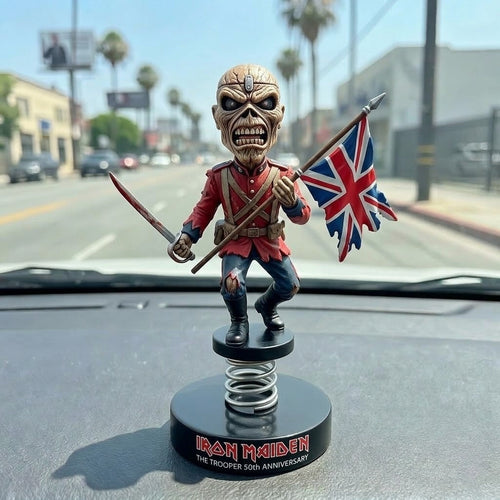 Iron Maiden 50th Anniversary Car Dashboard Bobblehead