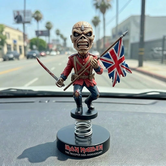 Iron Maiden 50th Anniversary Car Dashboard Bobblehead