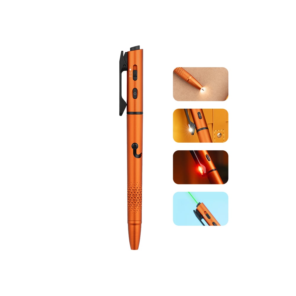 ✍️Multifunctional Pen Light with 120 Lumens & Green Laser