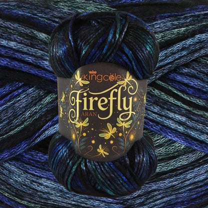 🔥LAST DAY 49% OFF - 🧶Aran Wool ‘Firefly’ Iridescent Shimmer Yarn: A Touch of Magic in Every Stitch💫
