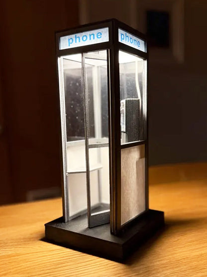 ☎️Retro Vintage Tall PhoneBooth Lamp
